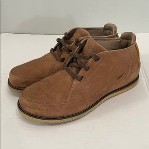 Ahnu By Teva Brown Distressed Leather Vibram